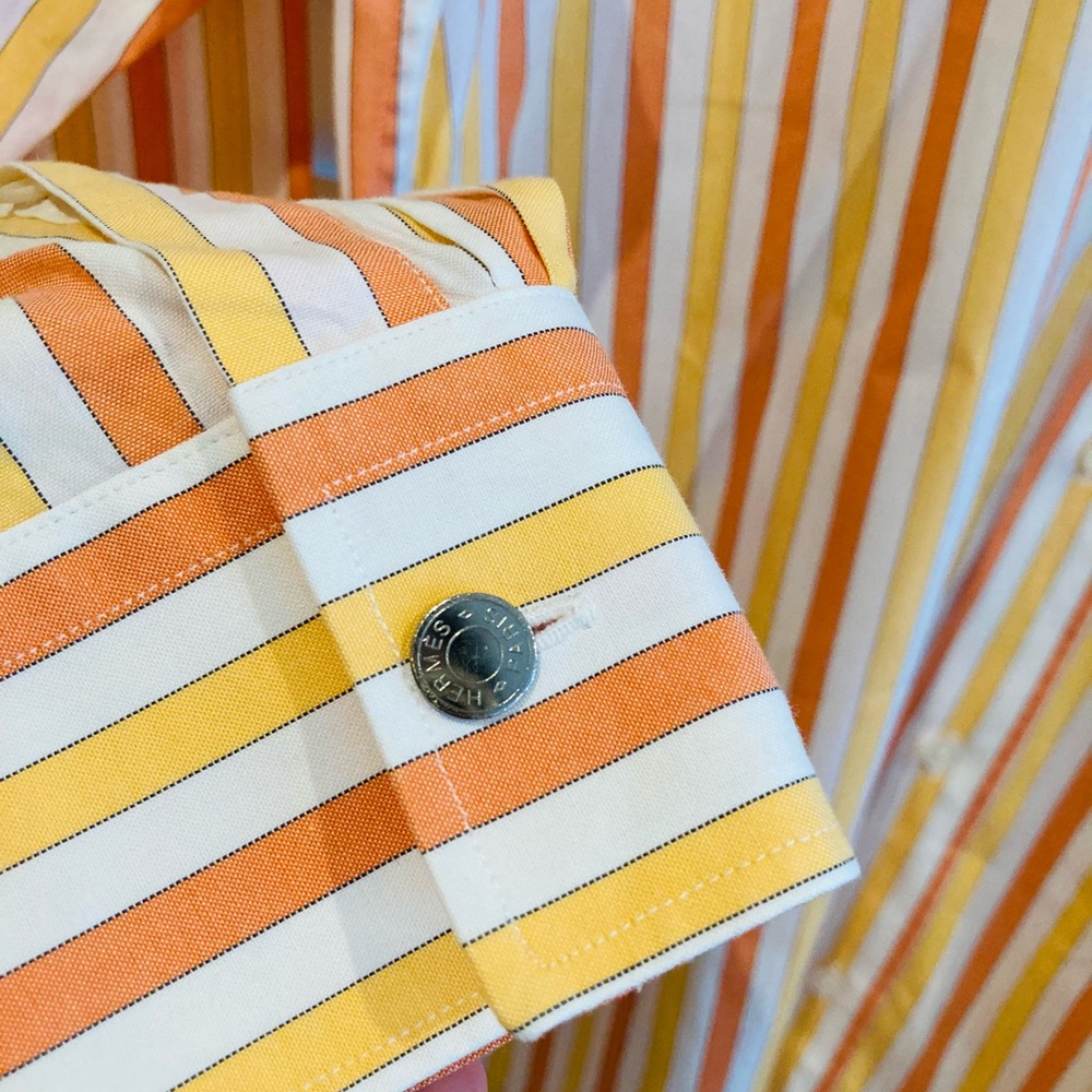 *Authentic* Hermes Dress Shirt Sz 15.5 x 39